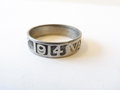 1. Weltkrieg, patriotischer Fingerring " Vaterlandsdank 1914"