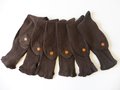 Paar Braune Wollsocken Grösse 11 aus der Zeit des 2. Weltkrieges