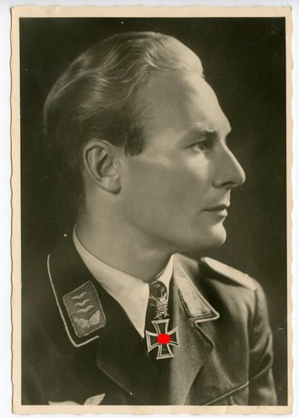 Ansichtskarte Ritterkreuzträger Major Baumbach, Foto...