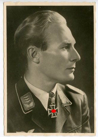 Ansichtskarte Ritterkreuzträger Major Baumbach, Foto Hoffmann