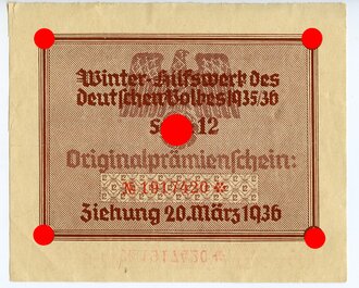 Winterhilfswerk 1935/36 Serie 12...