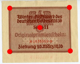 Winterhilfswerk 1935/36 Serie 11...