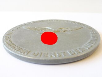 Medaille für ausgezeichnete Leistungen im technischen Dienst der Luftwaffe, Zink versilbert, Durchmesser 75mm