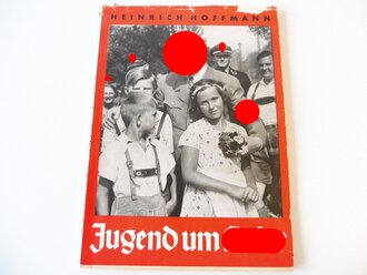 Heinrich Hoffmann "Jugend um Hitler" Bildband, im Schutzumschlag