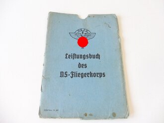 Leistungsbuch des NS Fliegerkorps im Schuber. Ausgestellt beim NSFK Sturm1/81 Germersheim