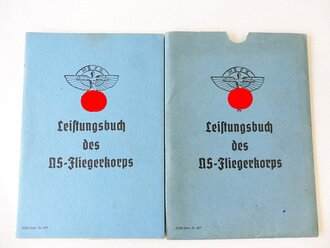 Leistungsbuch des NS Fliegerkorps im Schuber. Ausgestellt...
