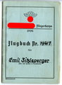 NSFK, Flugbuch Segelfluggruppe Fliegerhorst Nellingen, datiert 1941