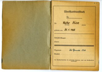 NSFK, Werkstattdienstbuch, datiert 1944