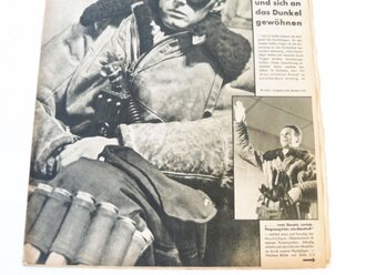 Hamburger Illustrierte Nummer 23, datiert 05. Juli 1943 "Warten Warten Warten und sich an das Dunkel gewöhnen - das ist jeden Abend die Aufgabe des Nachtjägers"