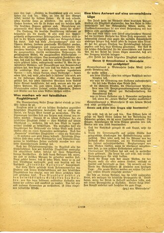 Mitteilungen für die Truppe Nr. 382, datiert November 1944, A4