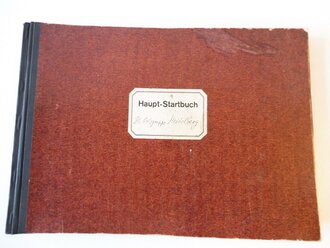 Haupt-Startbuch Fl. Ortsgruppe Heidelberg, datiert 1934,...