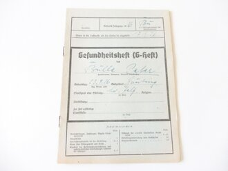 Personalbuch und Personalausweis eines Luftwaffen Helfer bei der schweren Flakabteilung 457 München. Dazu eine Beurteilung sowie das Gesundheitsheft