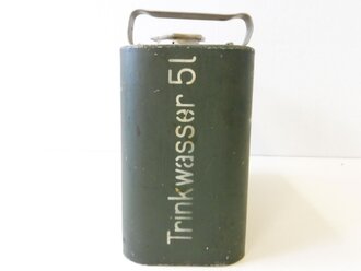 Luftwaffe, 5 Liter Trinkwasserbehälter für Flugzeuge, Originallack