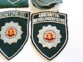 DDR Volkspolizei, 6 Stück verschiedene Armabzeichen