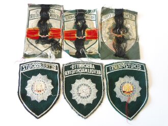 DDR Volkspolizei, 6 Stück verschiedene Armabzeichen
