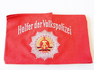 Armbinde DDR Helfer der Volkspolizei Sehr selten Top Zustand Abzeichen Sammler 