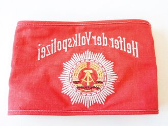 DDR Armbinde " Helfer der Volkspolizei" Ungetragen, 1 Stück