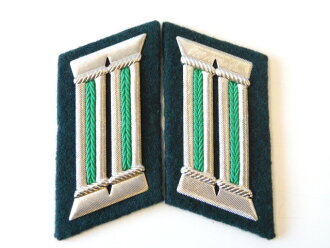 DDR Volkspolizei, Paar Kragenspiegel für Offizier. 1 Paar Ungetragen