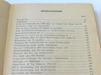 DDR Volkspolizei "Taschenkalender 1963" gebraucht