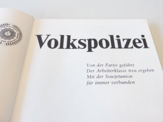 Buch " Volkspolizei" Bildband mit 189 Seiten