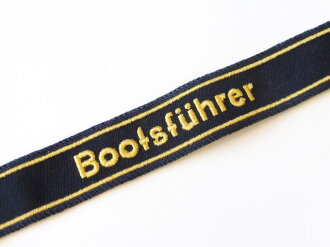 DDR Volkspolizei Ärmelband " Bootsführer"