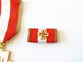 Nordrhein Westfalen, Feuerwehr Ehrenzeichen in gold (seit 1954) mit Bandspange
