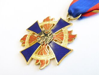 BRD, Deutsches Feuerwehr Ehrenkreuz in gold, Fassung 1953- 1974