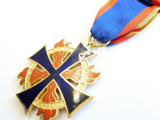 BRD, Deutsches Feuerwehr Ehrenkreuz in gold, Fassung 1953- 1974