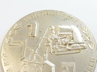 BRD, Deutscher Feuerwehr Verband, nicht tragbare Medaille " Leistungsbewertung der freiwilligen Feuerwehren" Durchmesser 100mm