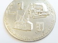 BRD, Deutscher Feuerwehr Verband, nicht tragbare Medaille " Leistungsbewertung der freiwilligen Feuerwehren" Durchmesser 100mm
