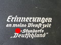 Fotoalbum "Erinnerungen an meine Dienstzeit SS Standarte Deutschland" Die Fotos fehlen leider