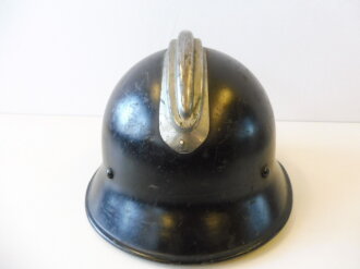 Tschechische Republik, Feuerwehrhelm, Originallack, Abzeichen fehlt