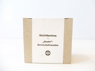 DDR Volkspolizei 2 xAlkoholtester "Alcolor" mit Nachfüllpackung