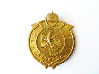 Preußen Freistaat Feuerwehr-Erinnerungsabzeichen für Verdienst um das Feuerlöschwesen, 1926-1933