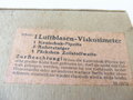 Luftblasen- Viskosimeter in der originalen Umverpackung