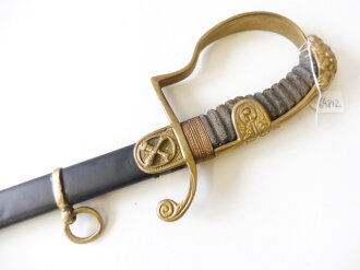 Säbel für Artillerie, wohl Sachsen. Wuchtiges...