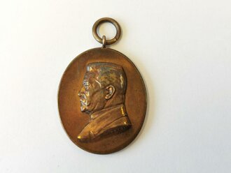 Tragbare Medaille "Zum Besuch des Reichs Präsidenten in Stuttgart 1925"