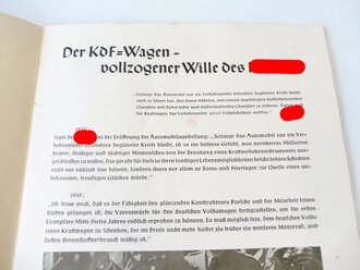 "Dein KDF Wagen" Herausgegeben vom Volkswagen Werk, 33 Seiten, mit Sparkarten Antrag. DIN A4