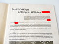 "Dein KDF Wagen" Herausgegeben vom Volkswagen Werk, 33 Seiten, der Sparkarten Antragen entfernt. DIN A4