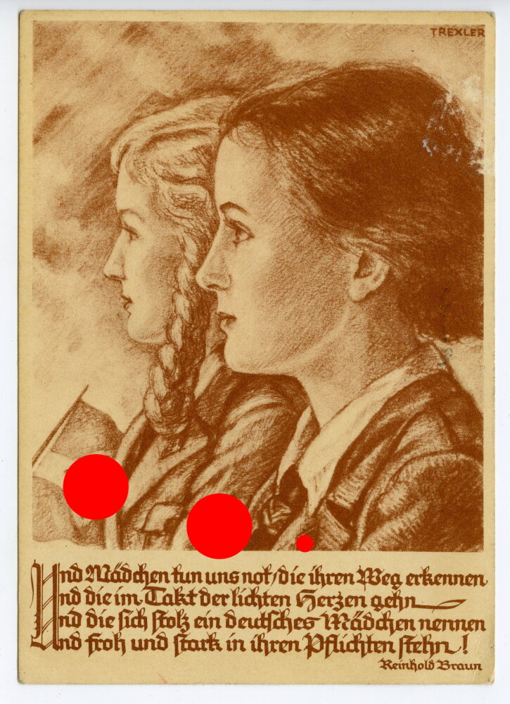 Bund Deutscher Mädel, Ansichtskarte, 50,00