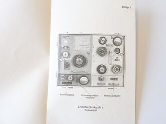 D940 " Das Tornisterfunkgerät a" vom Dezember 1933.