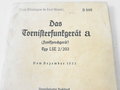 D940 " Das Tornisterfunkgerät a" vom Dezember 1933.