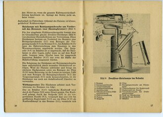 D 632/2 Taschenbuch für den Kraftfahrer im Winter, Ausgabe 1943.  Seite 1 defekt, sonst gur