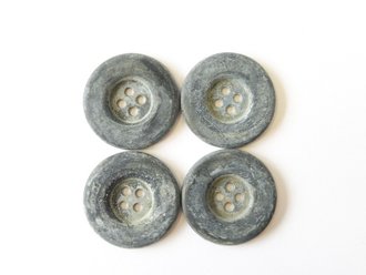 4 x Knopf für Winterbekleidung aus Zink, Durchmesser...