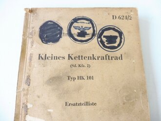 D 624/2 "Kleines Kettenkraftrad ( Sd.Kfz.2 ) Typ HK...