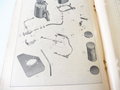 D 624/2 "Kleines Kettenkraftrad ( Sd.Kfz.2 ) Typ HK 101, Ersatzteiliste vom 17.6.43" 247 Seiten, Einband verschmutzt und mit geschwärzten Stempeln