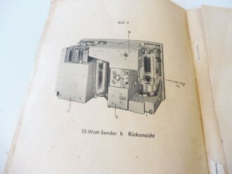 D 1017/1 " Der 10 Watt Sender h" vom 1.9.42, Bilder 3,4 und 6 fehlen