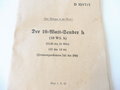 D 1017/1 " Der 10 Watt Sender h" vom 1.9.42, Bilder 3,4 und 6 fehlen