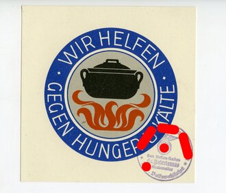 Winterhilfswerk Türplakette November 1933