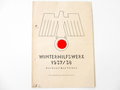 Winterhilfswerk 1937/38 , Konzertprogramm der Kreisführung Unter Taunus, DIN A5